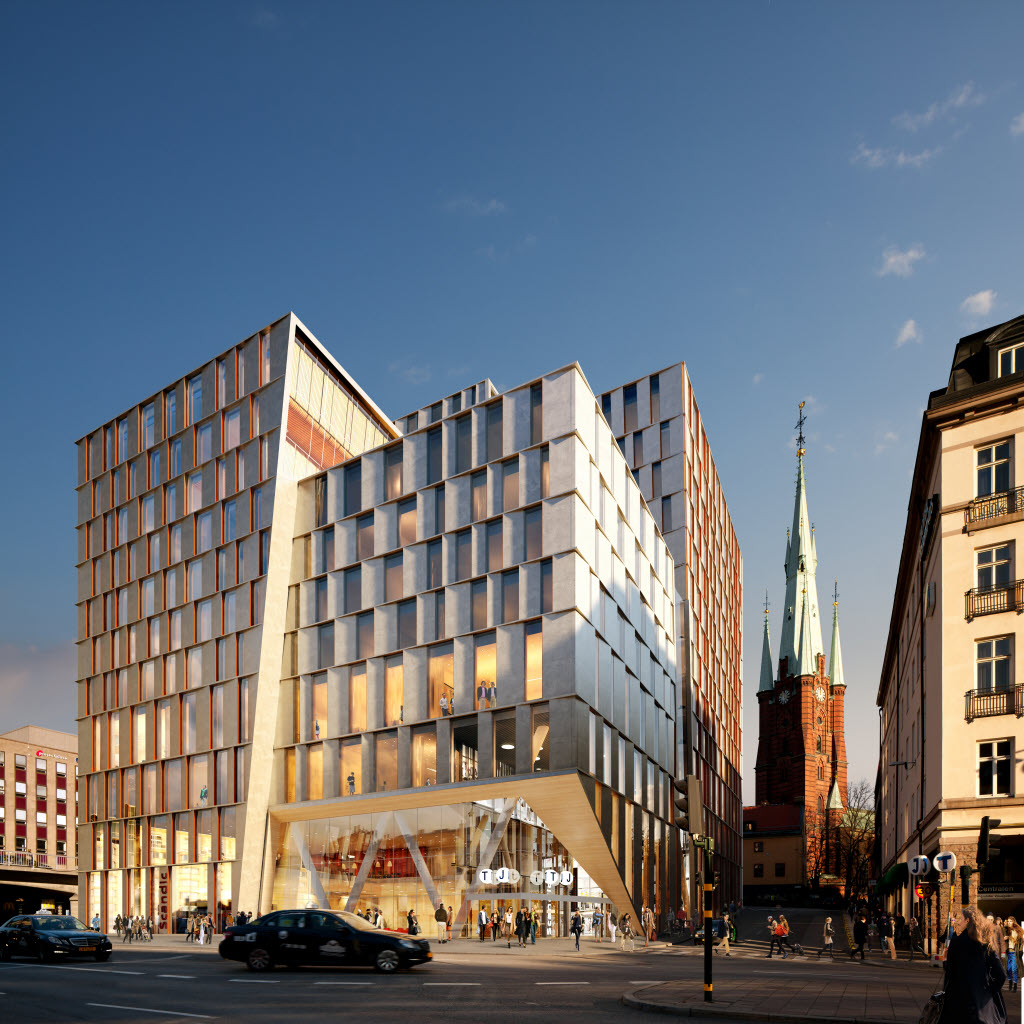 Urheberrecht: Illustration Tenjin Visual The exterior of Scandic Continental.
